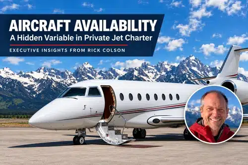 Houston private jet aircraft availability explained by Rick Colson